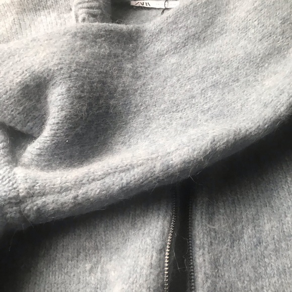 Zara blue sweater size M-L large sleeves - Picture 9 of 14